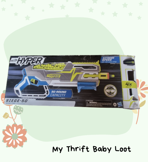 New Hamey's Nerf Hyper Siege 50 Pump action blast